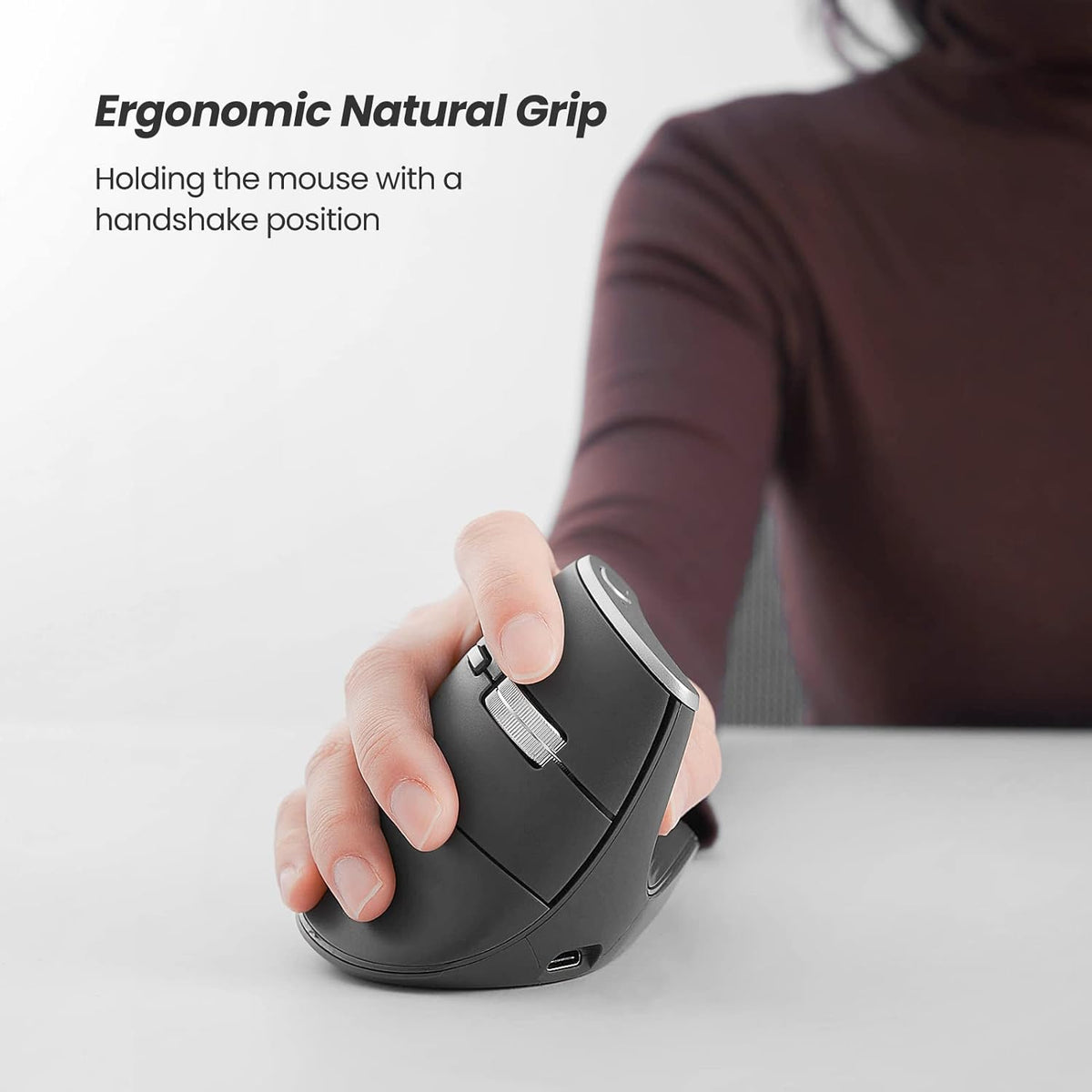 Mouse Wireless VERTICALE: dimentica l'affaticamento del polso