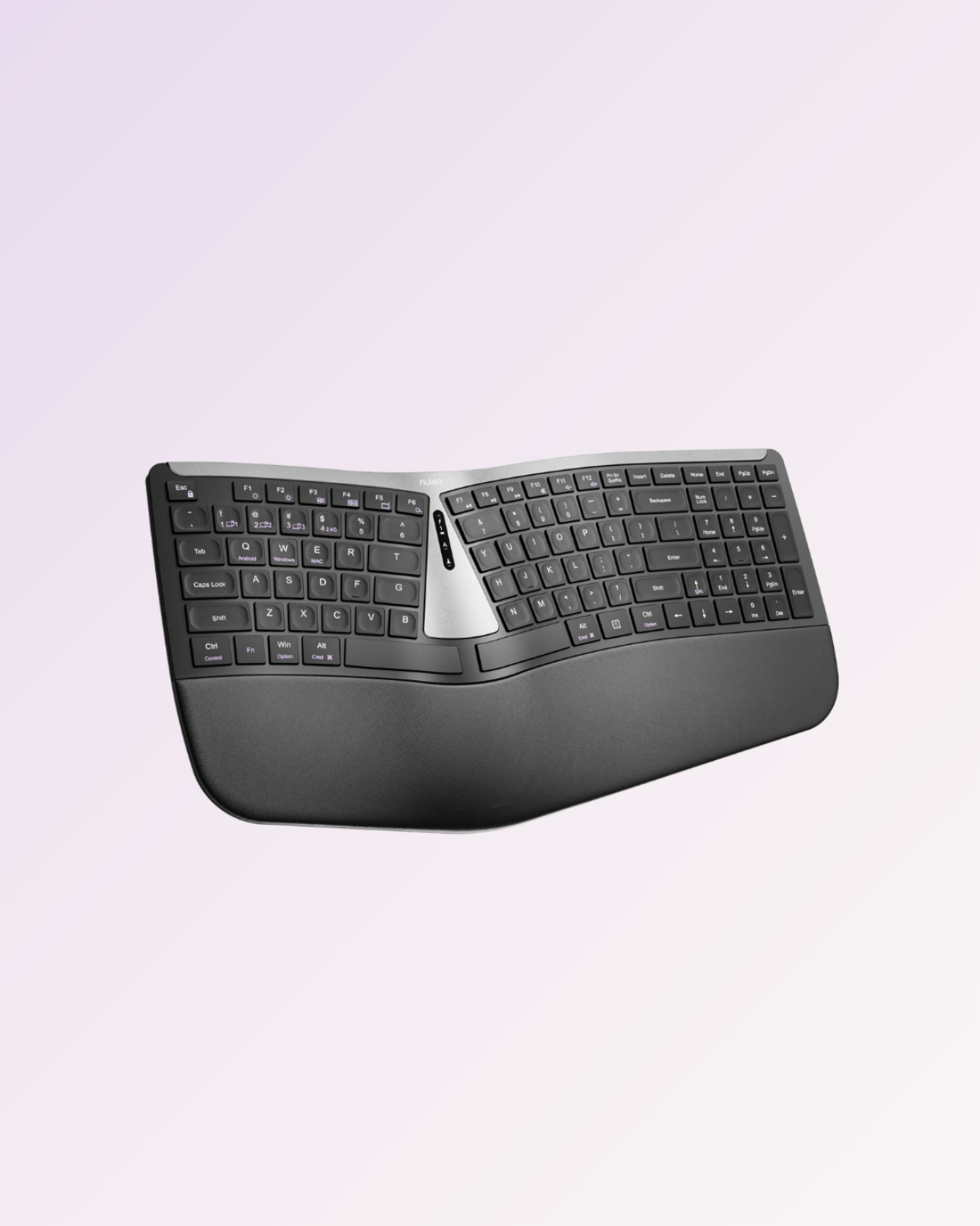 Collection of Nulea RT07B Wireless Ergonomic Keyboard Manual in a gallery layout