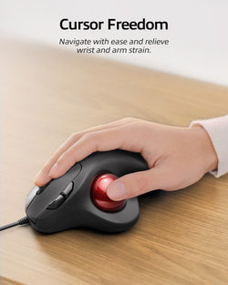 Collection of Nulea M509 Trackball Mouse Wired in a gallery layout