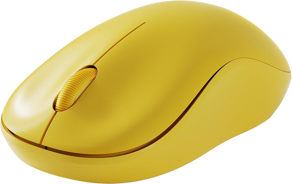 Nulea 2.4G Bluetooth Mouse Dual Mode-Yellow