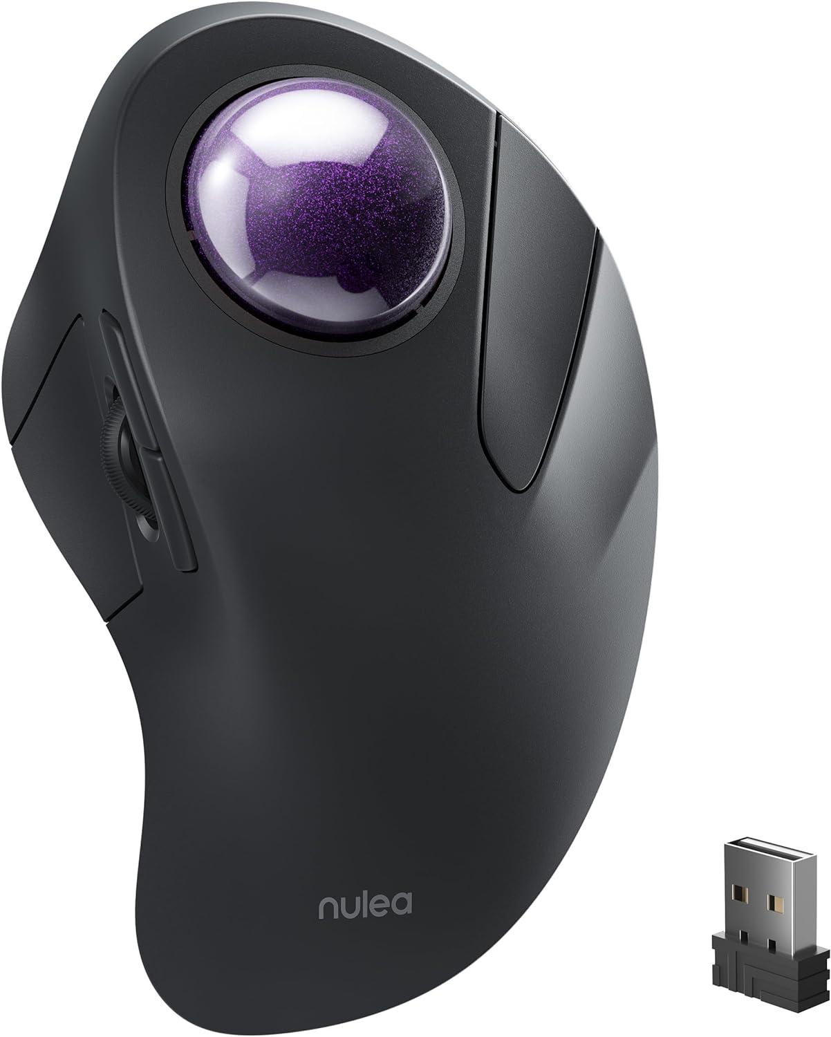 Nulea M505 Wireless Trackball Mouse - Purple