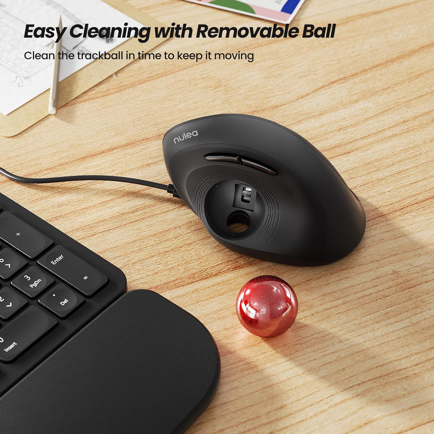 Nulea M506 Wired Trackball Mouse nulea offical