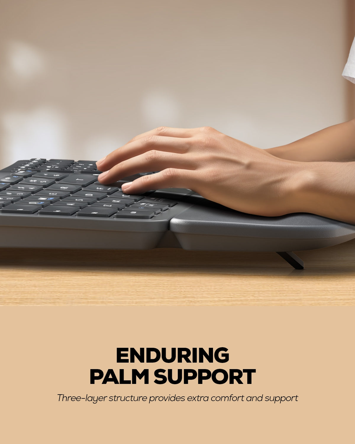 Collection of Nulea KM75 Advanced Wireless Ergonomic Keyboard and Mouse Combo in a gallery layout