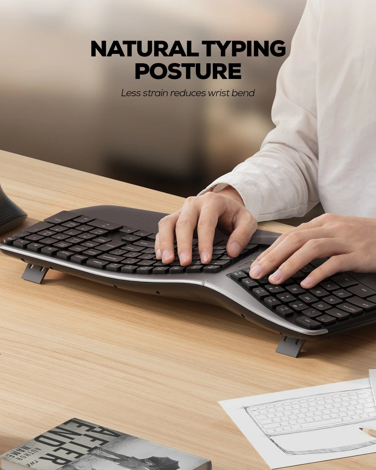 Nulea RT04 Wireless Ergonomic Keyboard – nulea offical