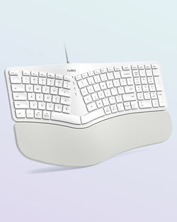 Collection of Nulea RT05C Wired Ergonomic Keyboard in a gallery layout