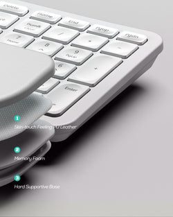 Collection of Nulea KM75 Advanced Ergonomic Wireless Keyboard and Mouse Combo in a gallery layout