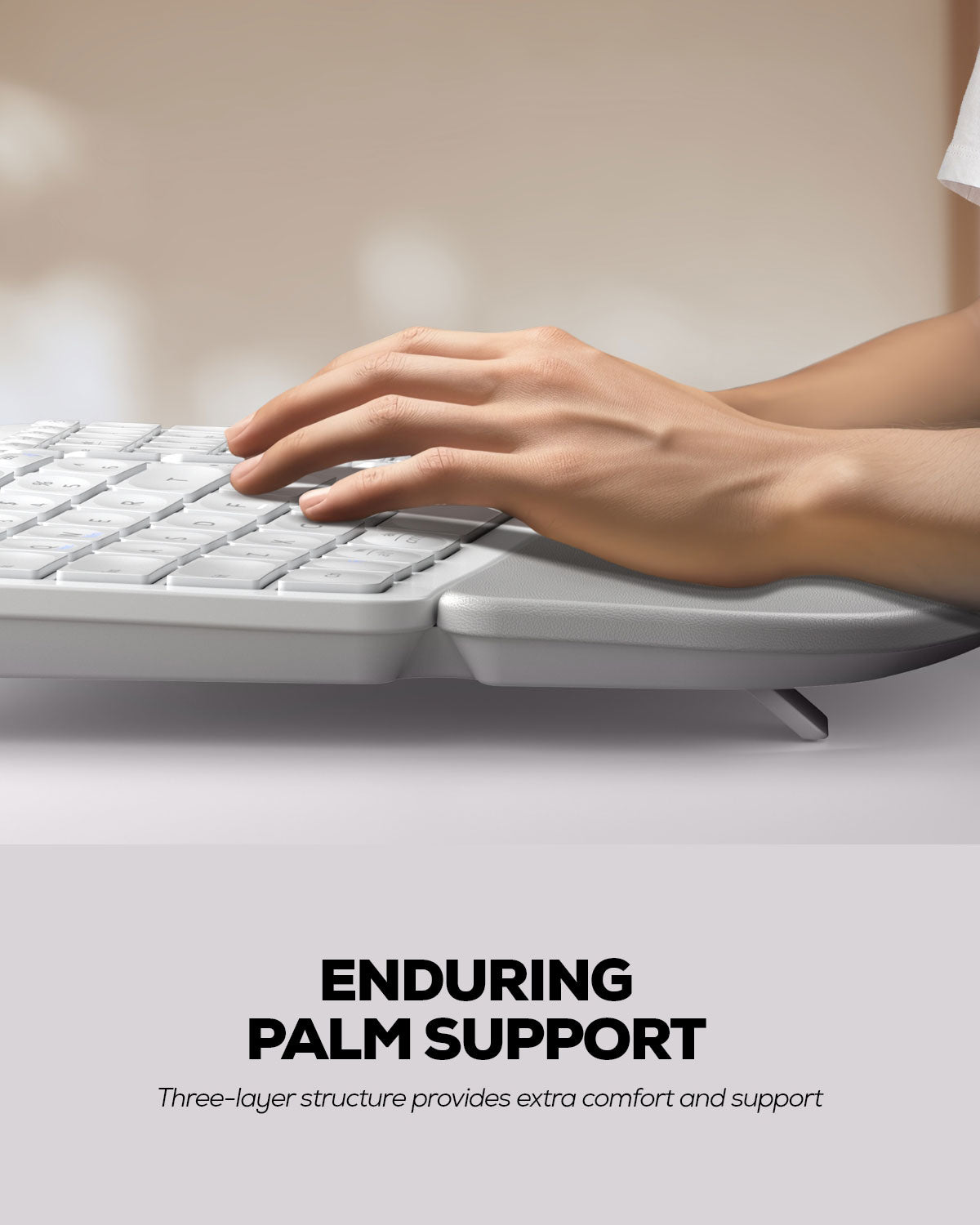 Collection of Nulea KM75 Advanced Wireless Ergonomic Keyboard and Mouse Combo in a gallery layout