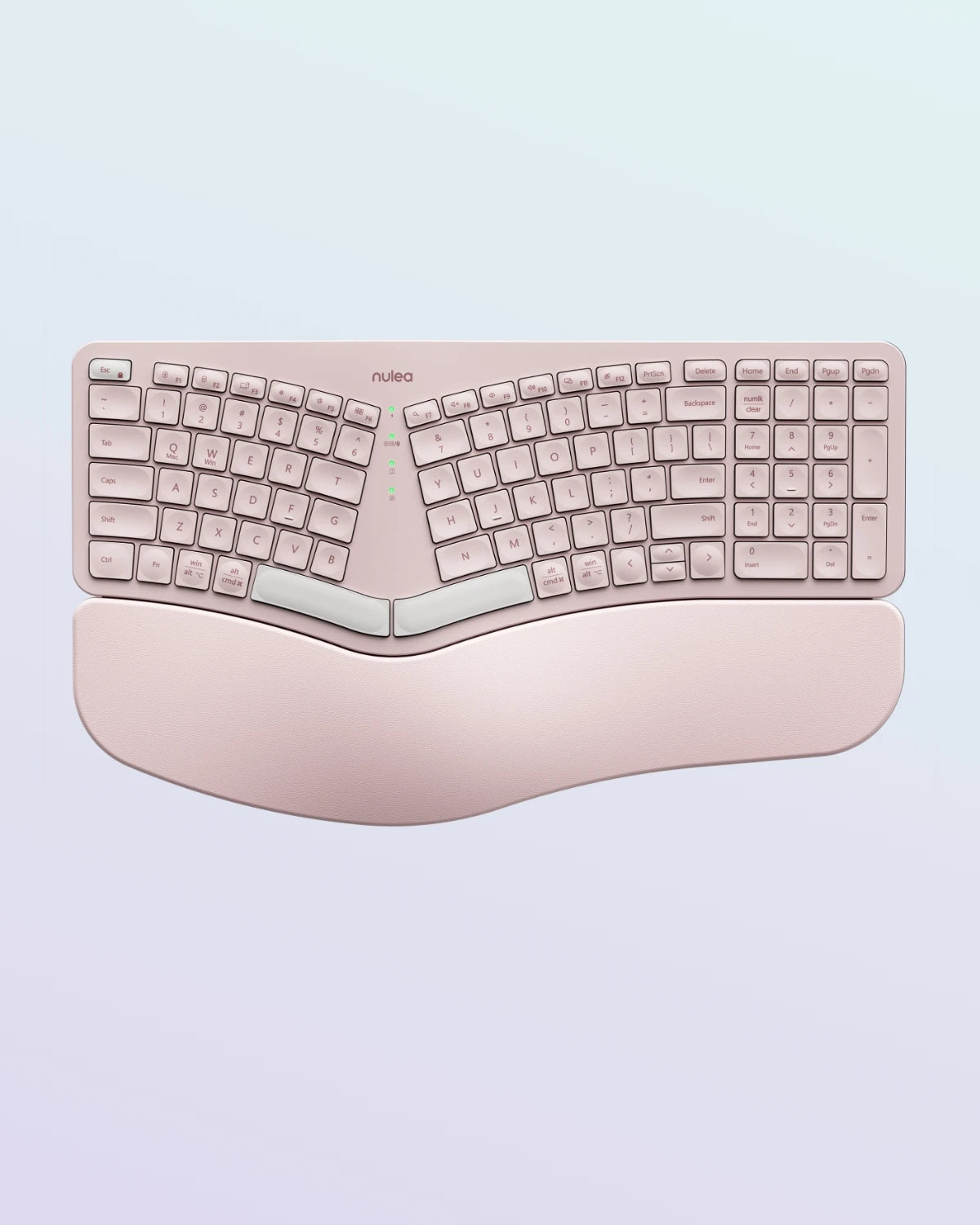 Collection of Nulea RT05B Wireless Ergonomic Keyboard in a gallery layout