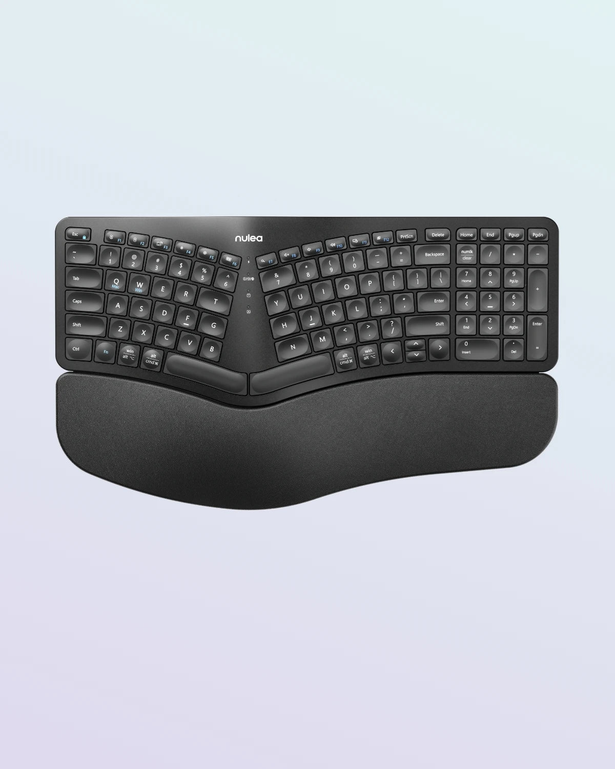 Collection of Nulea RT05B Wireless Ergonomic Keyboard in a gallery layout