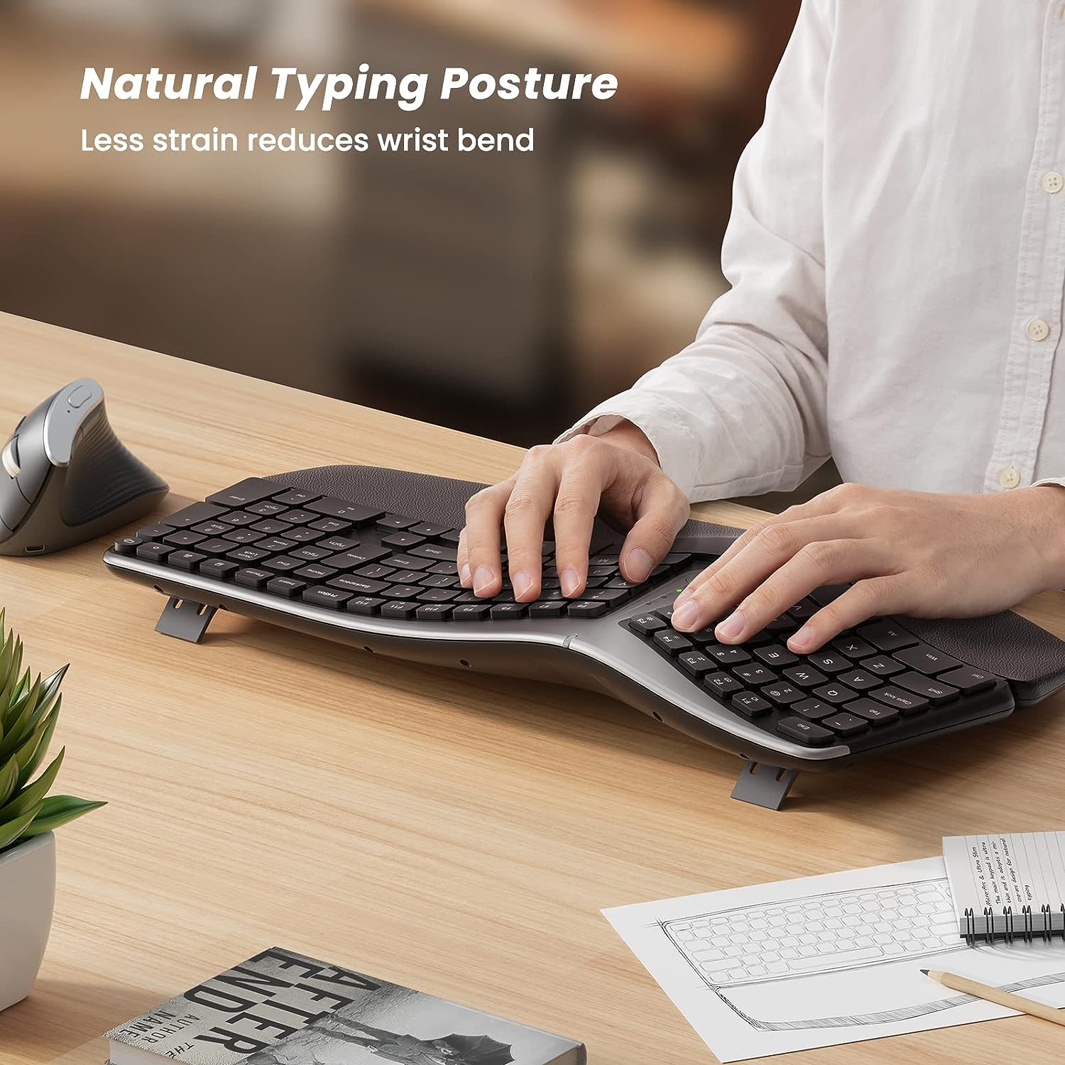 Nulea RT04 Wireless Ergonomic Keyboard nulea offical