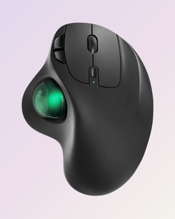 Collection of Nulea M501 Wireless Trackball Mouse in a gallery layout